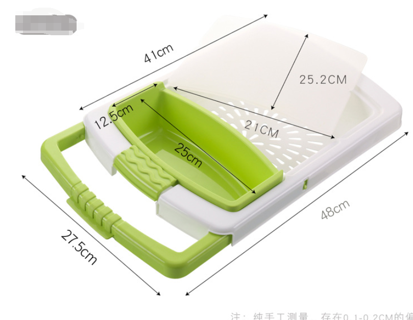Non-Slip, Over sink Cutting Board